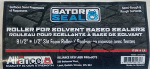 Rouleau applicateur GATOR (base de solvant - noir) 9.5''