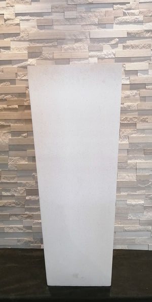 Pot fiberstone carré 40x100cm BLANC
